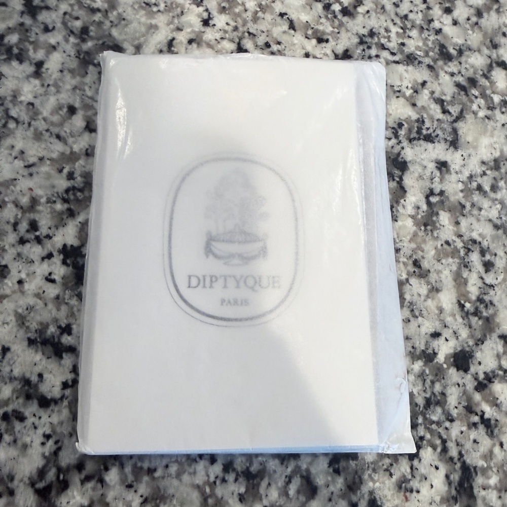 Diptyque Elegant White Perfumed Lined Notebook NWT $2 Bundle Add On
